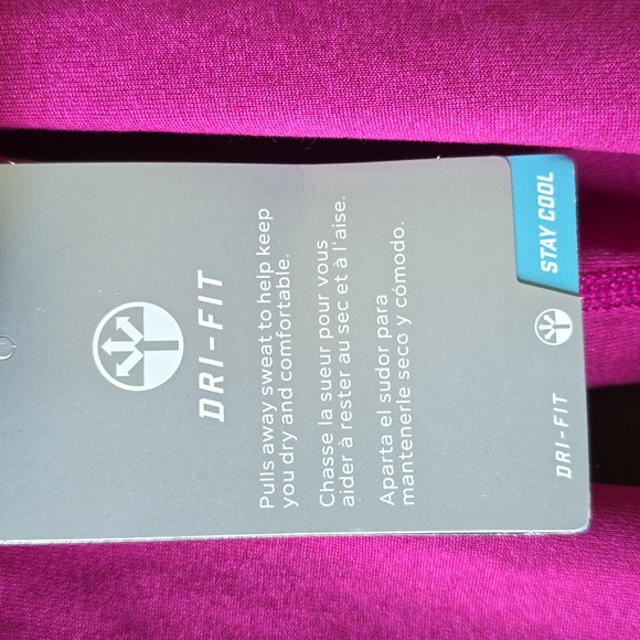 Nike Women's Magenta Long Sleeve Tee, Size Small, New With Tags - Picture 6 of 10